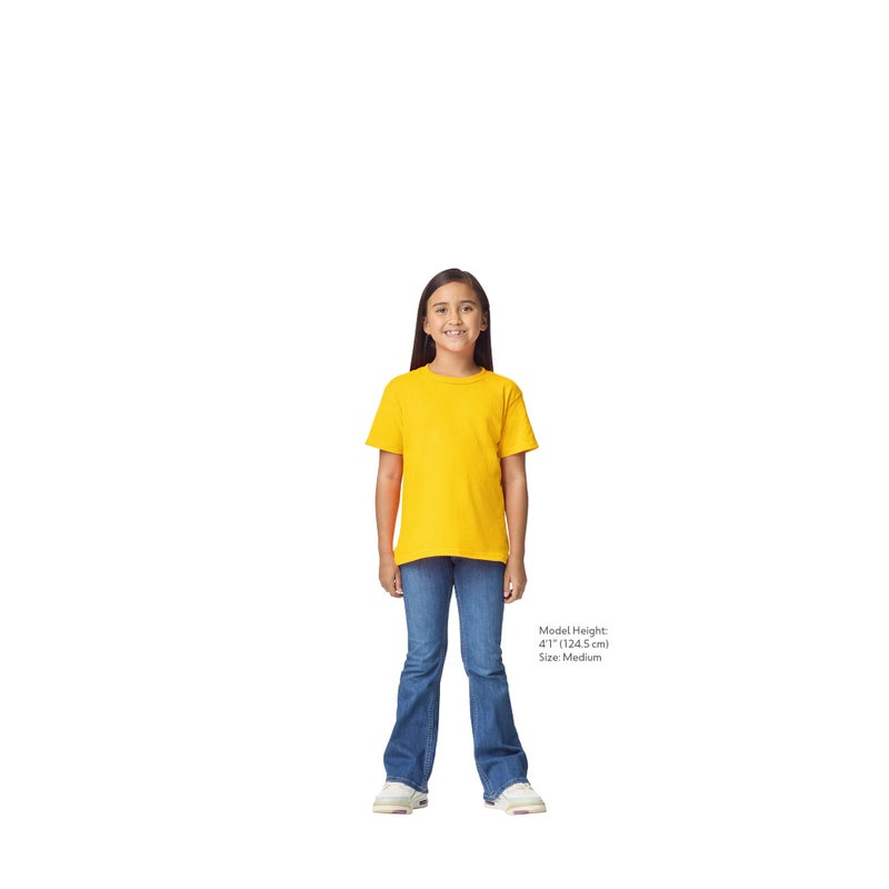 Gildan Youth DryBlend T-Shirt, Style G8000B, 2-Pack, Daisy, Large - Image 5